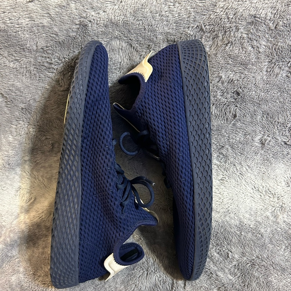 Adidas X Pharrell Tennis Dark Navy Blue Human Race Size 12 - Picture 8 of 8